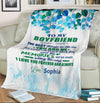 "To My Boyfriend The Best Things In Life Are You And Me"- Personalized Blanket