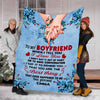 "To My Boyfriend You Are The Best Thing"- Personalized Blanket