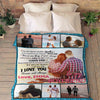 "To My Boyfriend You Are The World Of My Life"- Personalized Blanket