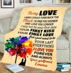 To My Love Premium Personalized Blanket for Couples