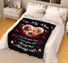 To My Mom Personalized Blanket | Personalized Blanket for Mom | Couple Desires