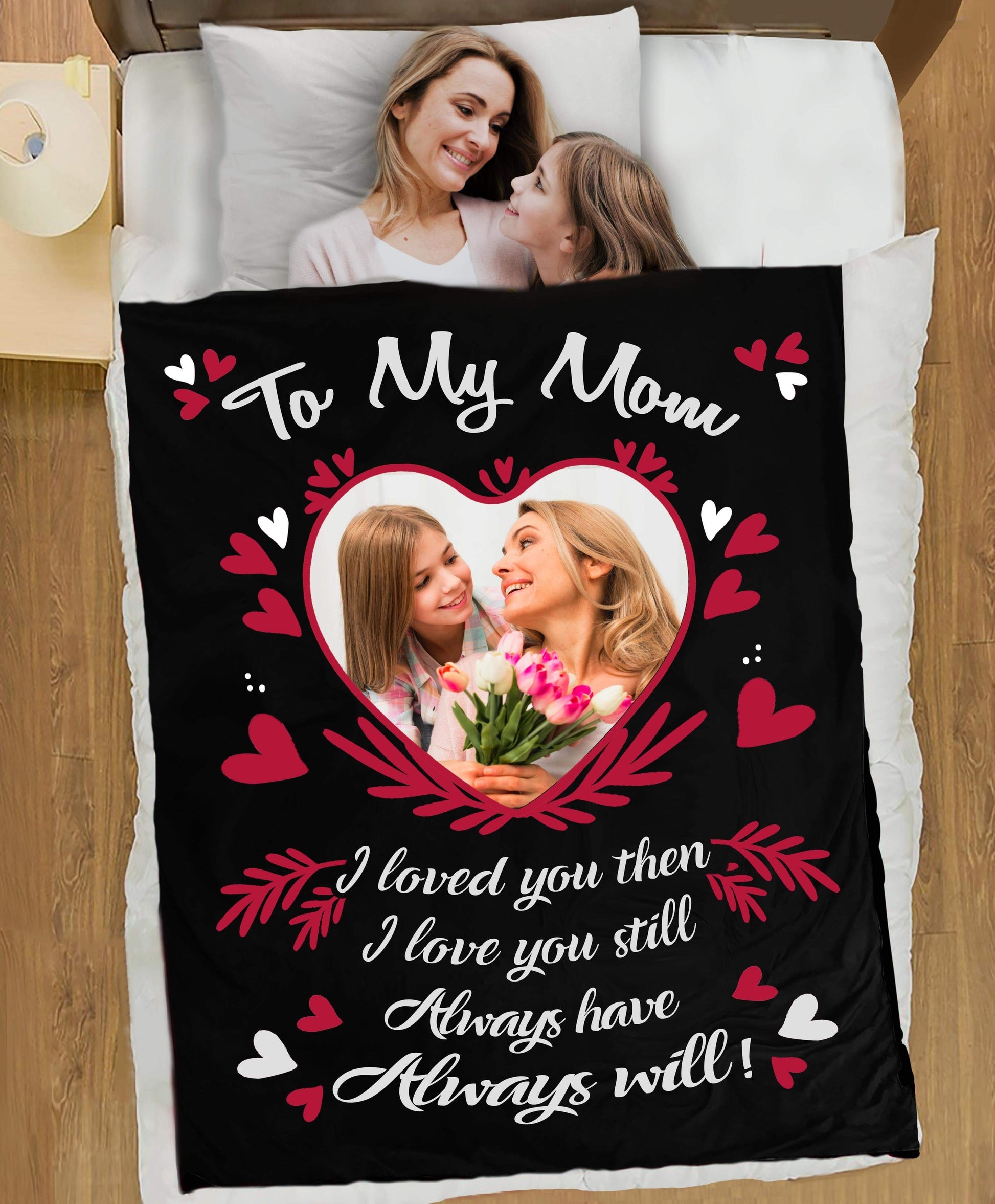 To My Mom Personalized Blanket | Personalized Blanket for Mom | Couple Desires