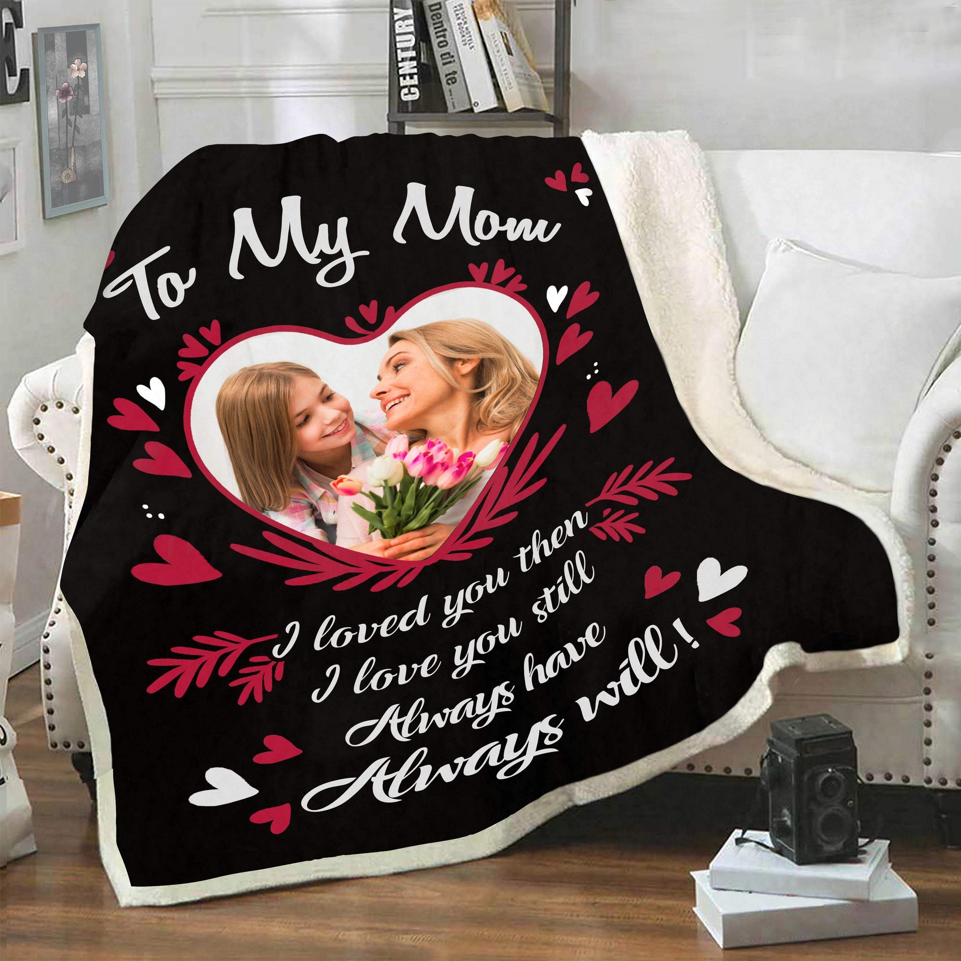 To My Mom Personalized Blanket | Personalized Blanket for Mom | Couple Desires