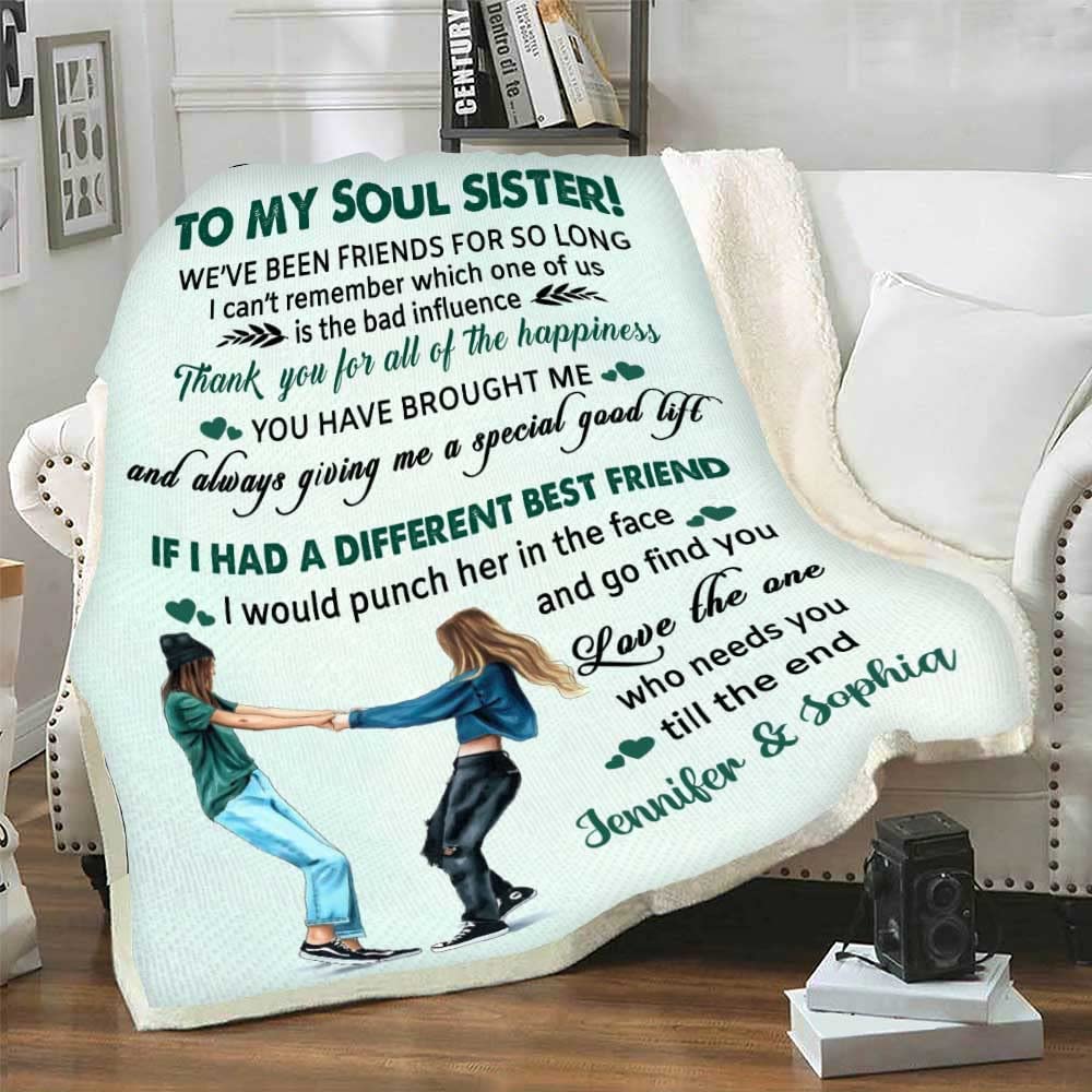 I Love That You're My Soul Sister - Bestie Personalized Custom