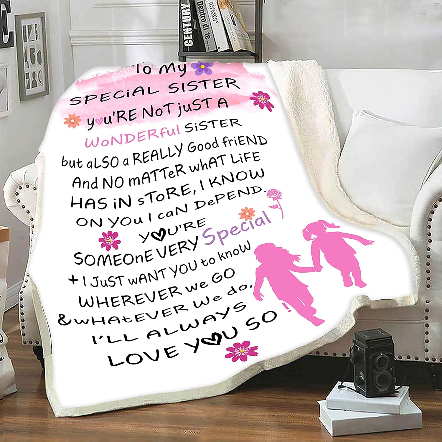 Personalized Blanket To My Special Sister I Love You So Much Fleece Blanket