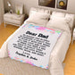 Personalized Blanket We Hugged This Blanket Customized Blanket For Dad