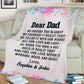 Personalized Blanket We Hugged This Blanket Customized Blanket For Dad