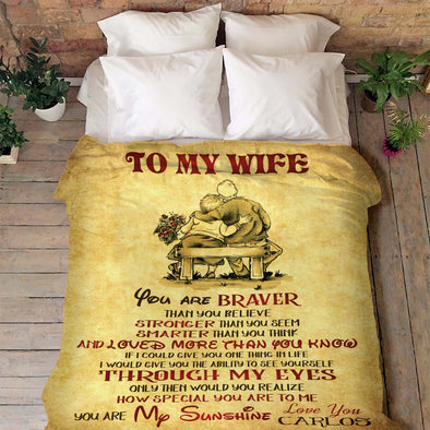 Premium Personalized Blankets for Wife