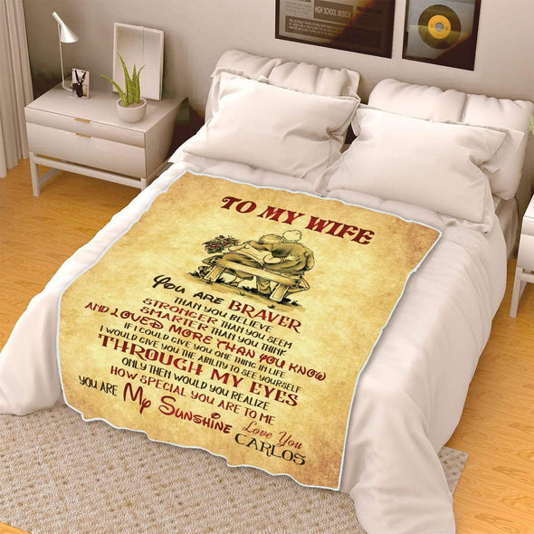 Premium Personalized Blankets for Wife