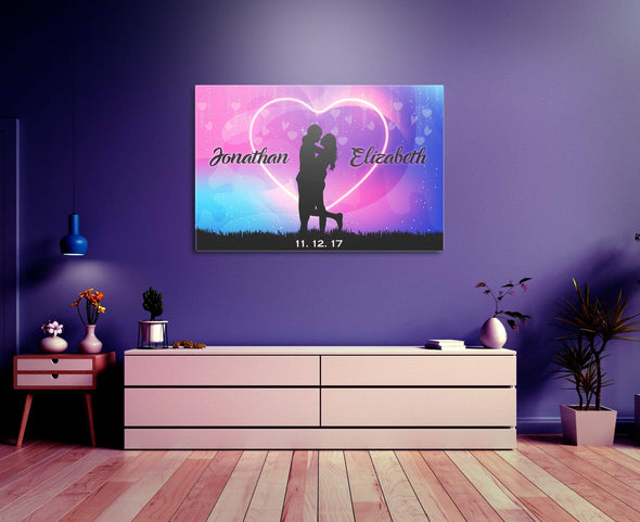 Custom Canvas Wall Art - Made For Each Other