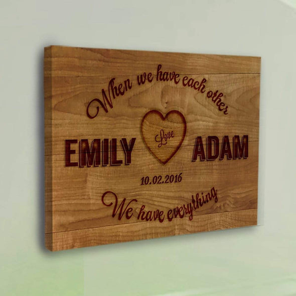 Love Each Other Canvas Wall Art - Exclusively Made