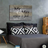 Personalized Canvas Mr & Mrs Personalized Couple Home Decor