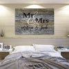 Mr & Mrs Personalized Couple Home Decor