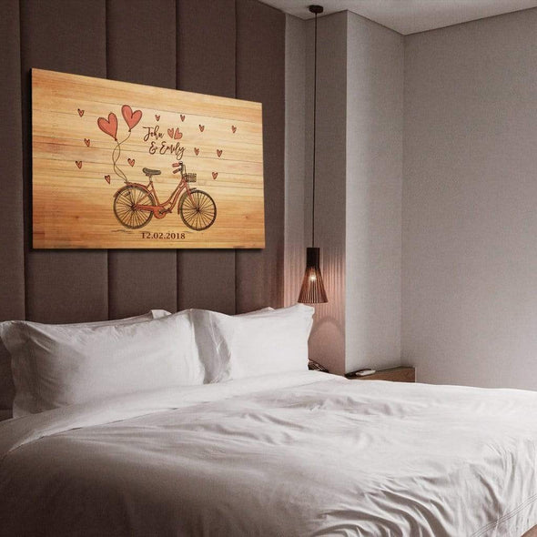 Riding Together Custom Canvas Wall Art