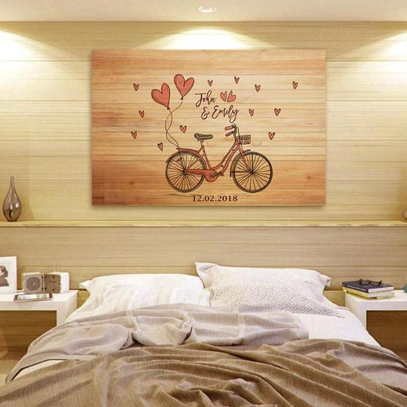 Riding Together Custom Canvas Wall Art