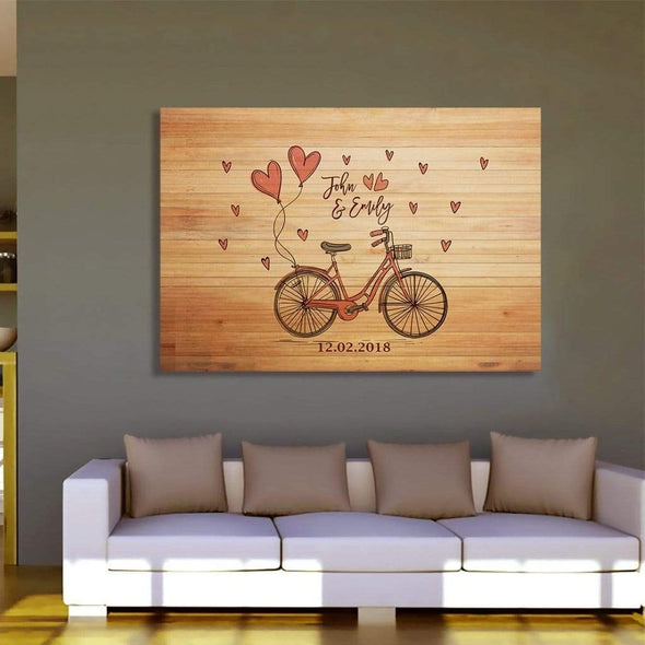 Riding Together Custom Canvas Wall Art