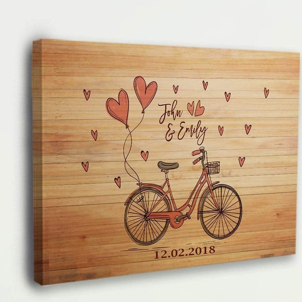 Riding Together Custom Canvas Wall Art