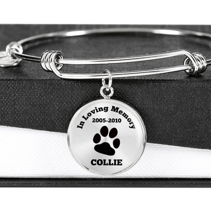 In Loving Memory Of My Dog "Dog Bracelets"