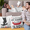Pillows Holding Hands Couple Customized Pillows (PACK OF 2)