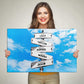 Sky View Personalized Canvas With Multi Names
