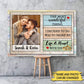 Street Sign Canvas Life And Heart - Personalized Custom Photo