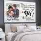 Street Sign Canvas Once In A Lifetime - Personalized Custom Photo Canvas