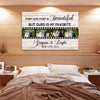 Street Sign Canvas Our Love Story - Personalized Custom Photo Canvas - Gifts For Couples