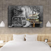 Street Sign Canvas Wanderlust Camping Black And White Custom Canvas With Multi Names
