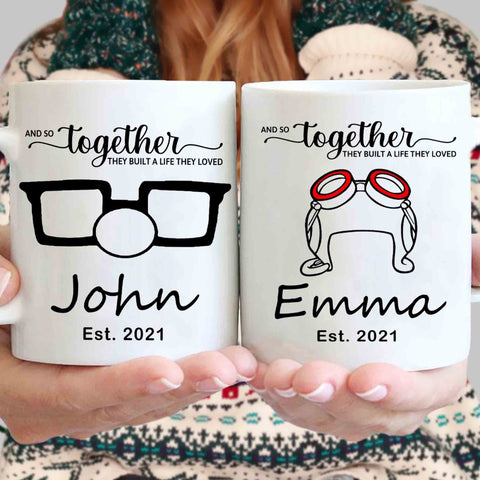 They Built A Life They Loved Customized Mug For Couple
