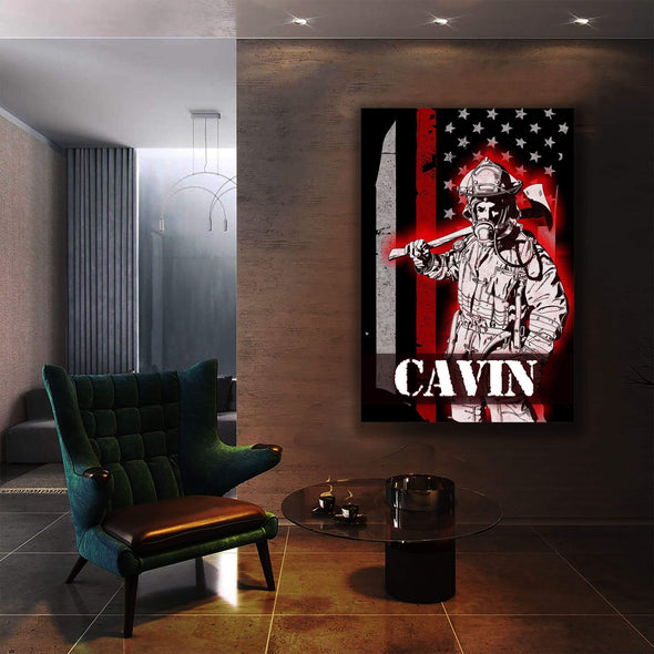 Firefighter Hero Personalized Home Decor