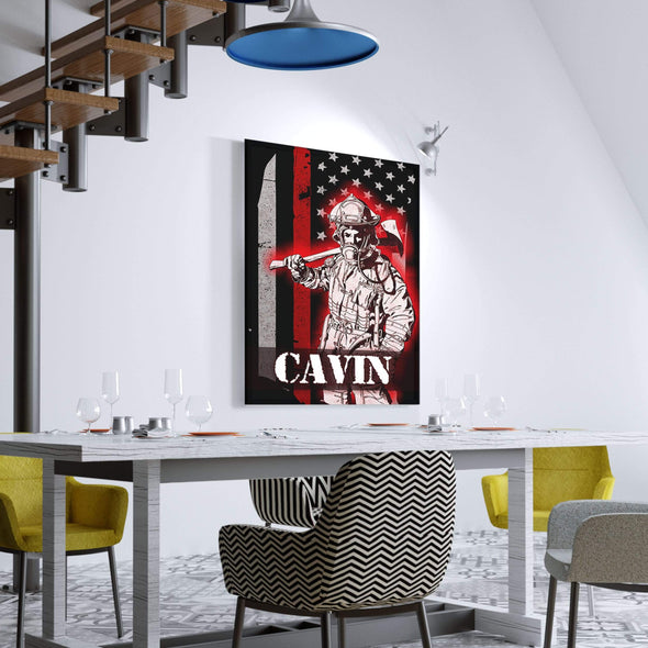 Firefighter Hero Personalized Home Decor