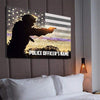 Personalized Police Canvas Wall Decor
