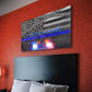 Personalized Police Siren Canvas
