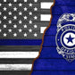 Thin Blue Line Flag - Personalized Canvas