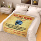 To My Wife - Premium Personalized Blanket