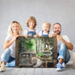 Wanderlust Camping Custom Canvas With Multi Names