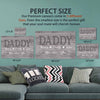 We Love You Daddy Customized Canvas